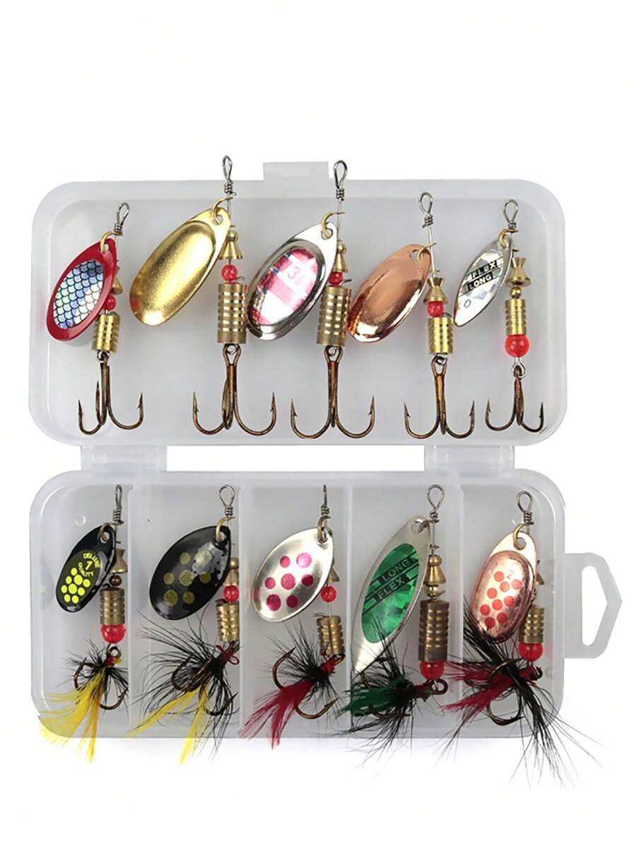 10pcs Iron Fishing Lure
