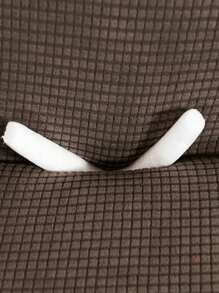 1入組素色沙發套家用簡約滌綸沙發套 - 咖啡棕 - 查看 3