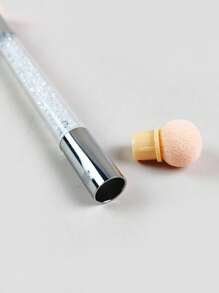 1入組美甲筆和4入組替代品海綿頭 - 白色 - 查看 3