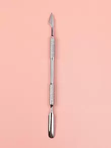 YUANDU 1pc Stainless Steel Nail Cuticle Pusher,Nail Supplies,Nail Tools,Nail Art Tools,Back To School,Nails,Nail Tools For Press On Nails,Manicure Pedicure Tools - Silver - View 8