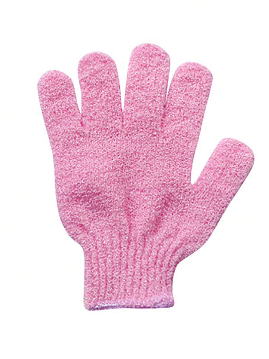Fingerless Bathing Glove/ Five-finger Bathing Glove, Bathroom Cleaning Accessory - Multicolor - View 1