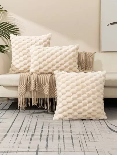 1個波西米亞風格烏龜印花毛絨枕套,適用於全年在客廳、臥室和戶外使用