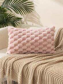 1入組波西米亞風格的烏龜圖案方形枕套，使用柔軟的毛絨布料製成，適用於全年室內外的客廳、臥室使用。 - 粉色 - 查看 6