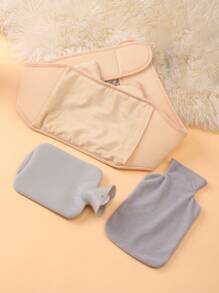 3 piezas Set Bolsa de agua caliente - Beis - Ver 2
