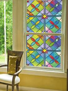 1入組幾何樣式裝飾膜 - 彩色 - 查看 2