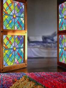 1入組幾何樣式裝飾膜 - 彩色 - 查看 5