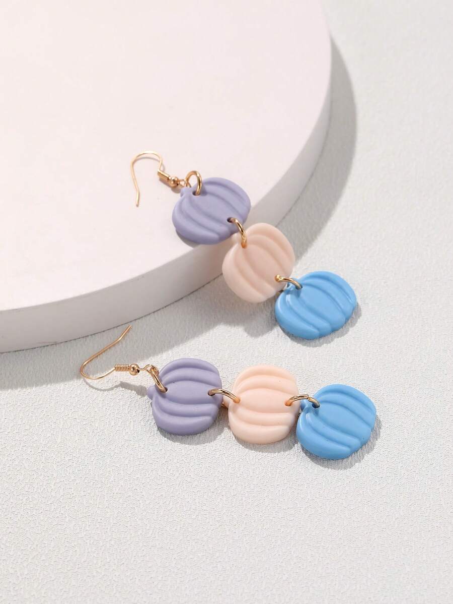 1 đôi bông tai hình quả bí ngô thời trang dành cho nữ để trang trí hàng ngày - Nhiều màu - Xem 1