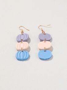 1 đôi bông tai hình quả bí ngô thời trang dành cho nữ để trang trí hàng ngày - Nhiều màu - Xem 2