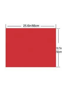12 Cái/bộ Giấy Gói Quà Tối Giản Màu Đỏ Giấy Quà Tặng Cho Đảng - Đỏ - Xem 3