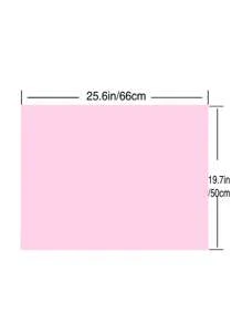 12pcs/set Gift Wrapping Paper, Minimalist Solid Color Pink Gift Paper For Party - Pink - View 3