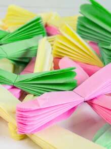 12pcs/set Gift Wrapping Paper, Minimalist Solid Color Pink Gift Paper For Party - Pink - View 6