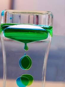 1pc Hourglass Design Decoration Craft, Simple Clear PMMA Decorative Object For Home Decoration - Multicolor - View 4