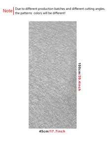 1roll Solid Color Wall Paper, Simple PVC Wall Adhesive Roll For Home Decoration,Renovation Stickers Peel Wall Panels,Wall Paper, Wallpapers,Spring Decoration Items Refresh Your Home,Rama Decoration Stickers - Silver - View 3