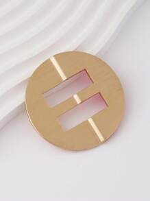 1pc Hollow Out Two Tone DIY Buckle - Multicolor - View 5
