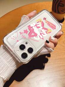 Star Pattern Shock Absorption Phone Case - Multicolor - View 2