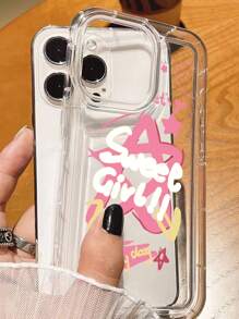 Star Pattern Shock Absorption Phone Case - Multicolor - View 3