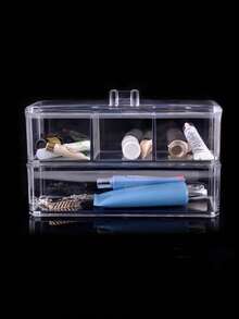 2入組收納透明收納盒 - 無色 - 查看 3