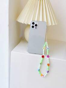 1pc Random Heart & Evil Eye Decor Phone Lanyard - Multicolor - View 6