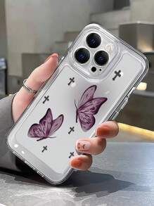 Butterfly Pattern Phone Case - Multicolor - View 2