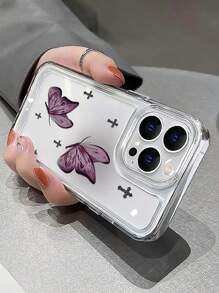 Butterfly Pattern Phone Case - Multicolor - View 4