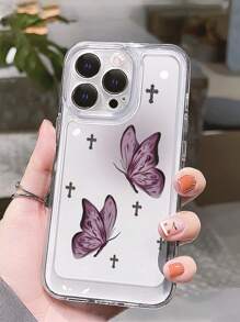 Butterfly Pattern Phone Case - Multicolor - View 5