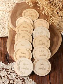 Đạo cụ chụp ảnh cho trẻ sơ sinh Lá thư - Màu be - Xem 7