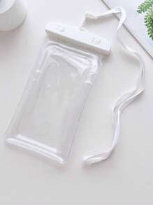 Touch Screen Waterproof Phone Bag - White - View 3
