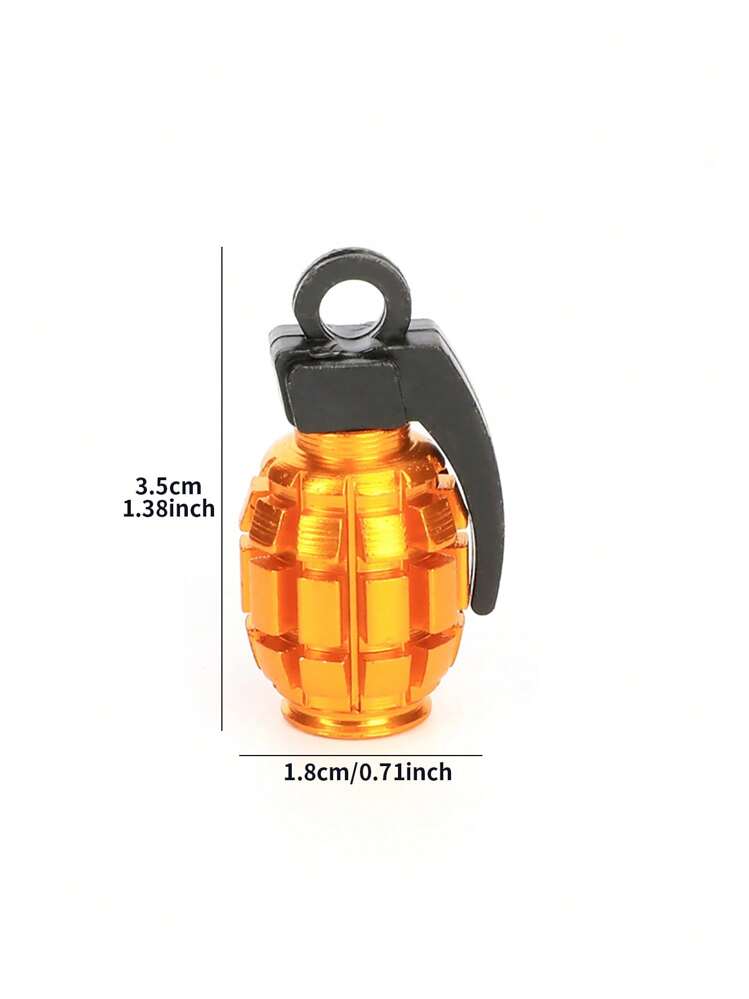 หมวก มินิ ถนน ภูเขา จักรยาน ยาง วาล์ว 1 ชิ้น - สีทอง - ดู 5