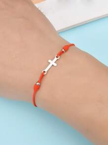 Vòng đeo tay trang trí chữ thập 12 cái/bộ - Nhiều màu - Xem 5