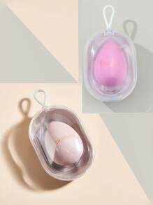 baopinger 1个宝平格粉色太空舱造型美妆蛋，化妆海绵，补妆神器，专业化妆工具，无动物实验，不含乳胶，旅行或外出携带的理想之选，价格实惠，适合作为圣诞礼物、化妆品、化妆工具、平价好物、礼品、女士礼品、圣诞礼物 - 淺粉色 - 查看 1