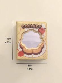 1pc 3 Inch Letter Graphic Photo Album - Multicolor - View 3