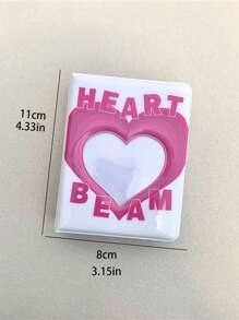 1入組愛心圖案3英寸相簿 - 彩色 - 查看 4