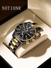 NOTIONR Men's Casual Sports Quartz Wristwatch With Date Display