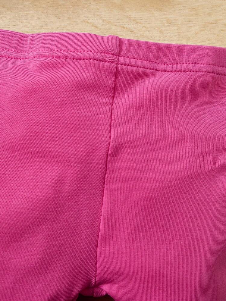 Baby Girl Slogan Graphic Tee & Shorts