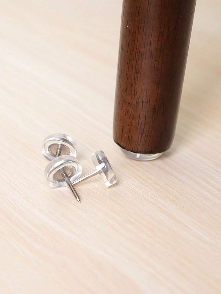 4 piezas Almohadilla PVC muebles - transparente - Ver 1