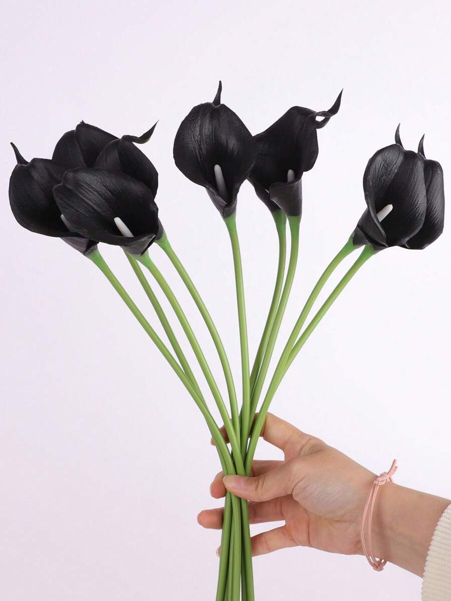 2pcs Mini Calla Lily, Suitable For Bedroom And Living Room Decoration