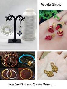 12入組/套滌綸縫紉機線用於縫紉現代手工縫紉線 - 彩色 - 查看 2