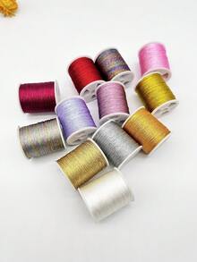 12入組/套滌綸縫紉機線用於縫紉現代手工縫紉線 - 彩色 - 查看 4