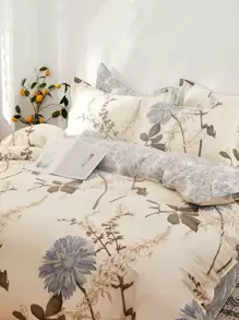 3pcs Floral Duvet Cover Set, Bedding, Super Soft And Skin-Friendly Duvet Cover, Washed Duvet Cover,Sh2303294992910140, Floral Printed Pattern Comforter Set And Pillow Case, Quilt Core Not Included, Fits For Twin Full King Queen All Size Beds, Suitable For All Seasons, Home Decoration, Bedding Gifts, Machine Washable, Twin Queen King - Multicolor - View 5