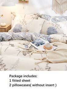 3pcs Floral Duvet Cover Set, Bedding, Super Soft And Skin-Friendly Duvet Cover, Washed Duvet Cover,Sh2303294992910140, Floral Printed Pattern Comforter Set And Pillow Case, Quilt Core Not Included, Fits For Twin Full King Queen All Size Beds, Suitable For All Seasons, Home Decoration, Bedding Gifts, Machine Washable, Twin Queen King - Multicolor - View 6