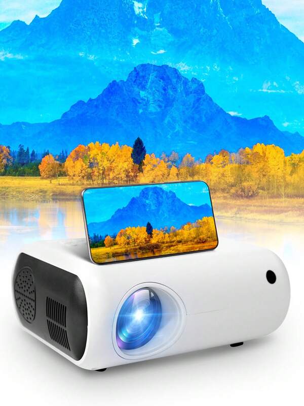 Portable Home Theater Projector, 3D, WiFi, Full HD, 720P, 1080P Compatible With IOS, Android