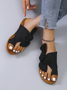 Dép bệt Nữ - màu đen - Xem 5