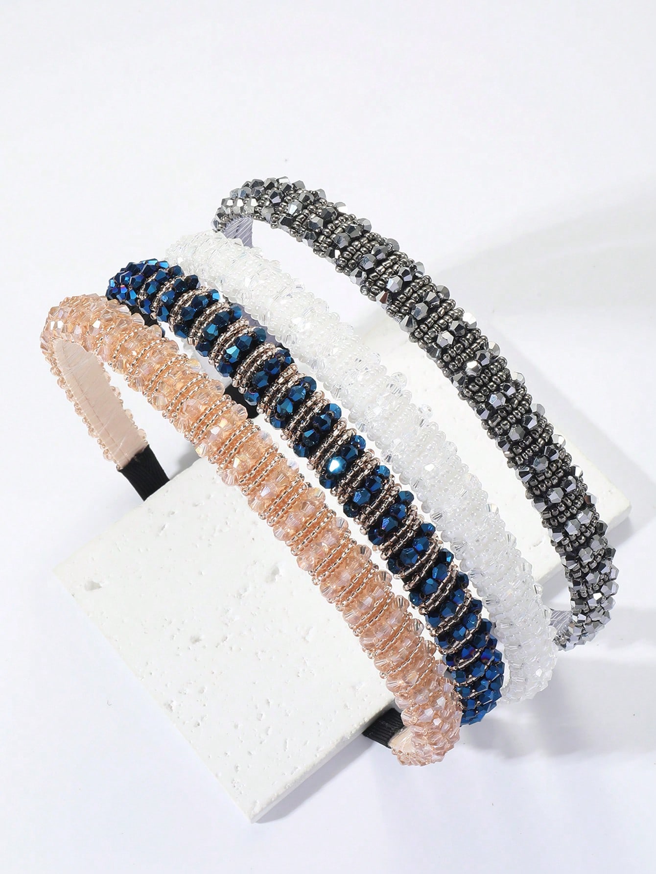 Bead decor headband