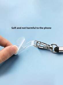 1 thẻ kẹp cố định điện thoại silicon - Trong sáng - Xem 2