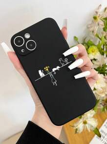 Cat Pattern Phone Case - Multicolor - View 1