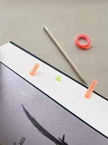 5 cuộn 0.6mm Hỗn Hợp Màu Sắc Trong Suốt Giấy Dán, Đơn Giản Đa năng Băng Washi Cho Thủ Công DIY, Viết Nhật Ký, Đánh Dấu Trang - Nhiều màu - Xem 3