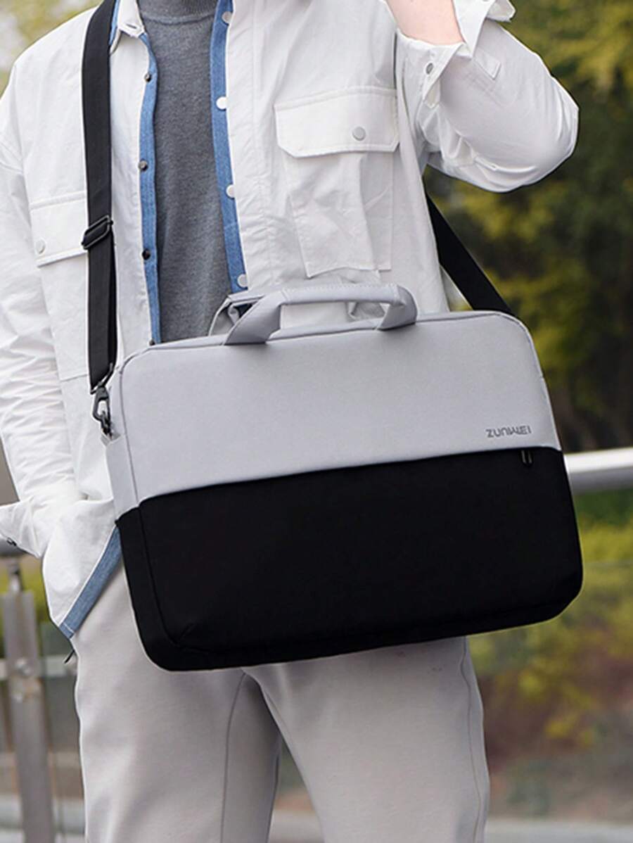 雙色多功能大容量筆記本電腦包適用於13英寸/15英寸筆記本電腦