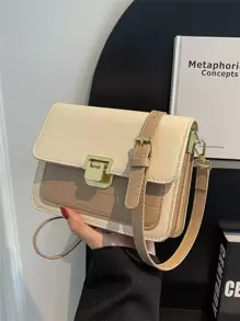 鱷魚壓紋方包迷你翻蓋 - 查看 6