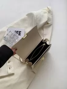 鱷魚壓紋方包迷你翻蓋 - 查看 8