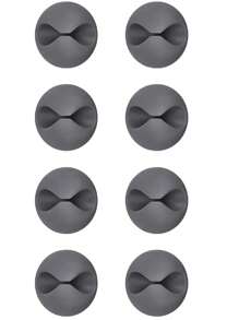 Cái Kẹp Cáp, Quản Lý Cáp Tổ Chức Dây, Hệ Thống Giá Đỡ Cáp Tự Dính, Kẹp Cáp Đa Năng Cho Tất Cả Các Máy Tính - Xám - Xem 2